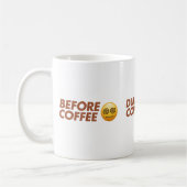 Before During After Coffee Mood Vector Art Kaffeetasse (Links)