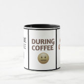 Before During After Coffee Mood Vector Art Tasse (Zentrum)