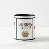 Before During After Coffee Mood Vector Art Tasse (Zentrum)