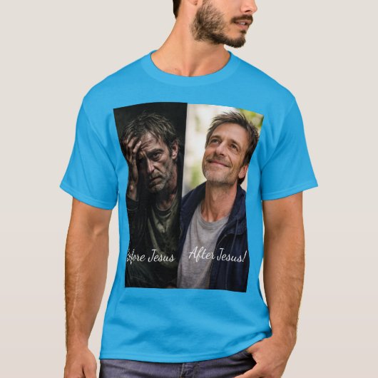 Before Jesus After Jesus T-Shirt (Vorderseite)