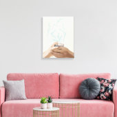 Before Roots – Quiet Beginnings of Care Leinwanddruck (Insitu (Wohnzimmer))