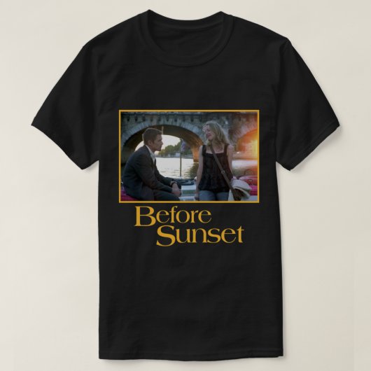 Before Sunset   T-Shirt (Design vorne)