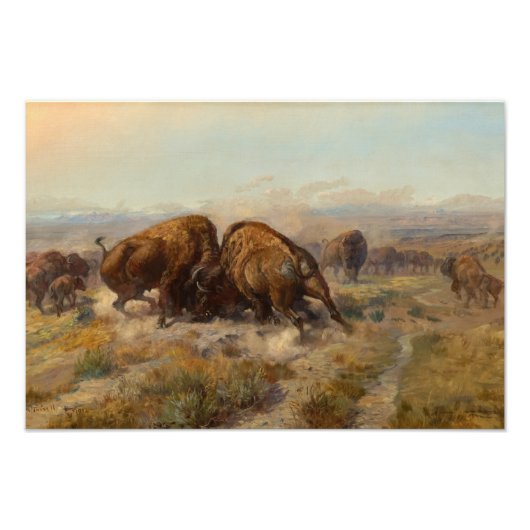 Before the White Man Came, 1903 by Charles Russell Fotodruck (Vorne)