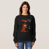 Before Yoga After Yoga Red Panda Meditation Yoga Sweatshirt (Vorne ganz)