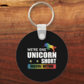 Befragen Sie bei der Jagd nach dem sonnigen Polyam Schlüsselanhänger (Vorderseite)