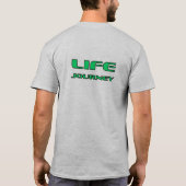 Befragender männlicher T - Shirt (Rückseite)