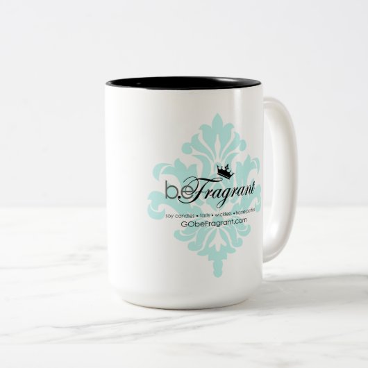 beFragrant Kaffee-Tasse Zweifarbige Tasse (VorderseiteRechts)