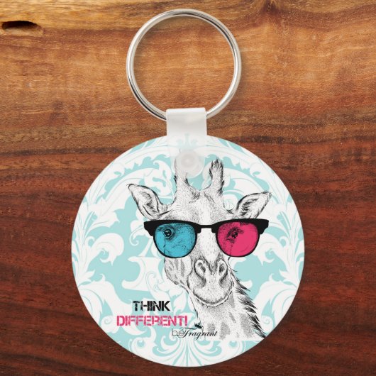 beFragrant Think Different Button Schlüsselanhänge Schlüsselanhänger (Vorderseite)