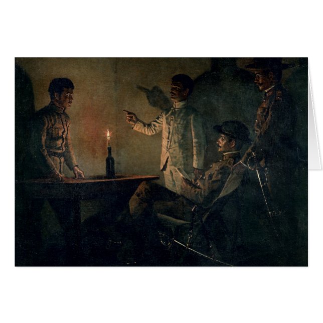 Befragung eines Fahnenflüchtigers (Vorderseite (Horizontal))