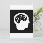 Befragung von Aufforderungen Einladung (Stehend Vorderseite)