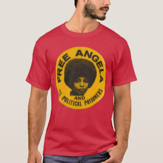 Befreie Angela und alle politischen Gefangenen Ret T-Shirt