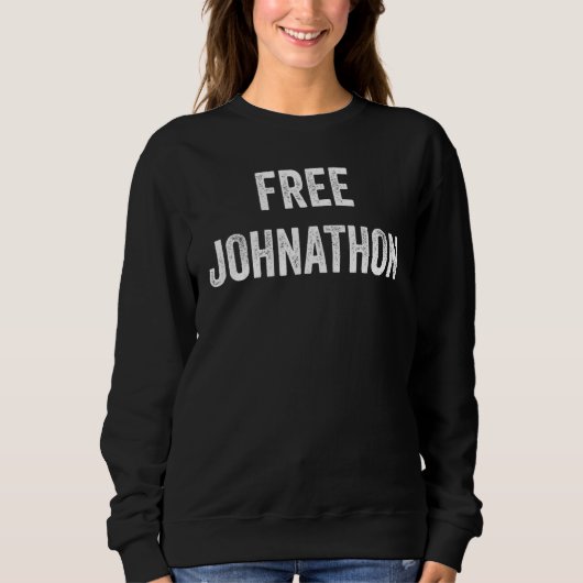 Befreie Johnathon  Unterstütze Johnathons Freilass Sweatshirt (Vorderseite)