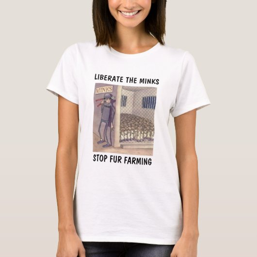 Befreien Sie die Nerze T-Shirt (Vorderseite)