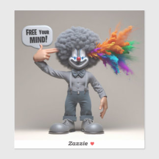 Befreien Sie Ihren Geist von Natasha Us Aufkleber