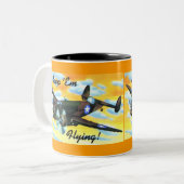 Befreier B24 Zweifarbige Tasse (Vorderseite Links)