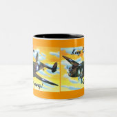 Befreier B24 Zweifarbige Tasse (Mittel)