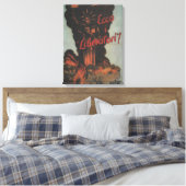 Befreier Propaganda Poster Leinwanddruck (Insitu (Schlafzimmer))