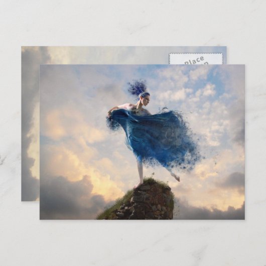 befreite Postkarte (Vorne/Hinten)