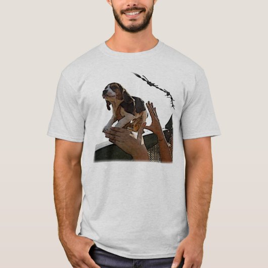 Befreiter Beagle-T - Shirt (Vorderseite)