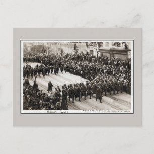 Befreiung der belgischen Truppen in Brüssel Postkarte