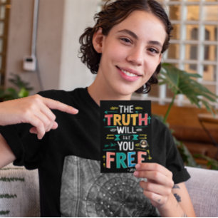 Befreiung durch die Wahrheit Postkarte