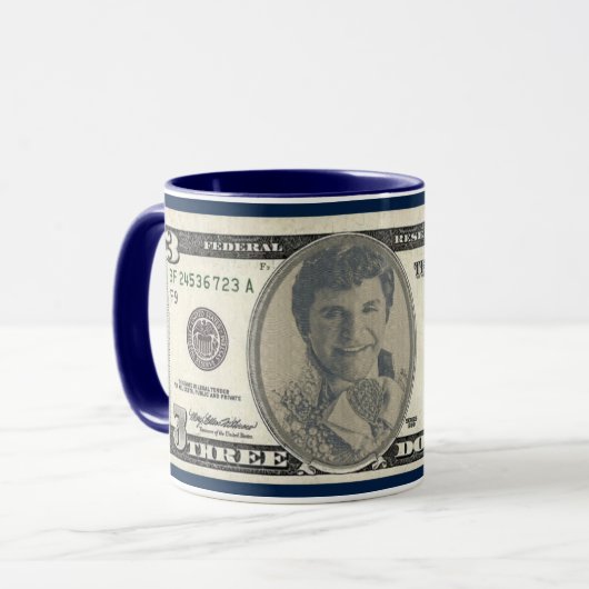 Befreiung Que als 3-Dollar-Tasse Tasse (Vorderseite Links)
