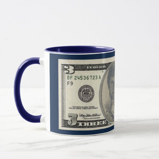Befreiung Que als 3-Dollar-Tasse Tasse (Links)