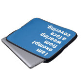 Befreiung vom Tragen eines Gesichts Laptopschutzhülle (Vorne Knopf)