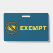 Befreiung von der Gesichtsabdeckung Sonnenblumenöl Ausweis (Back)