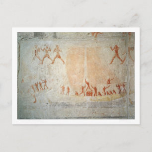 Befreiung von der Mastaba von Akhethotep, die Bo d Postkarte