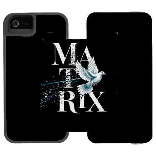 Befreiung von der Matrix Incipio iPhone Geldbeutel-Hülle (Folio Geöffnet)