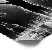 Befreiung von Sucht ins Licht Poster (Ecke)