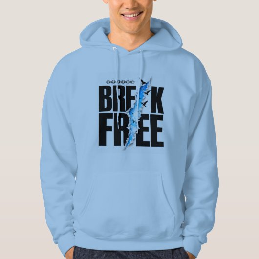Befreiungs-T-Shirt Hoodie (Vorderseite)