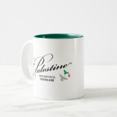 Befreiungstiger: Tasse "Freie Palästina" (Vorderseite Links)