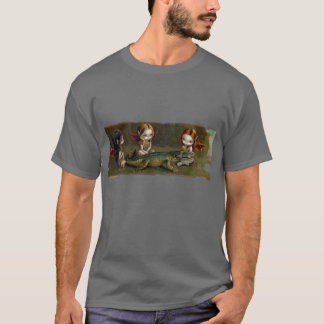 Befreunden eines Alligatorgotischen feenhaften T-Shirt