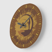 Befriedigen Sie Ihr Soul | Fliegenfischen Große Wanduhr (Winkel)