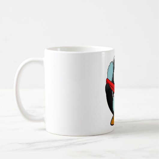 Befriedigung der Pinguin-Tasse Kaffeetasse (Links)