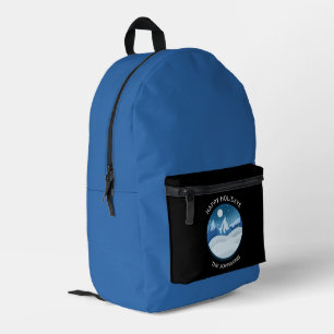 Befrostete Friedenslandschaft individuell Bedruckter Rucksack