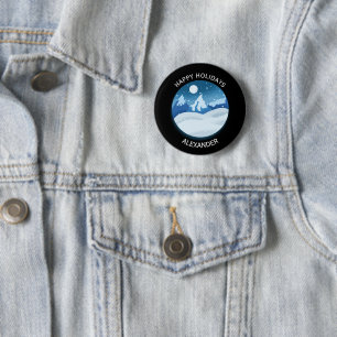 Befrostete Friedenslandschaft individuell Button