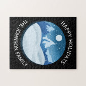 Befrostete Friedenslandschaft individuell Puzzle (Horizontal)