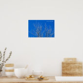Befrosteter Baum Poster (Küche)