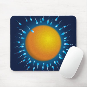 Befruchtung von Spermien und Eizellen Medizinische Mousepad