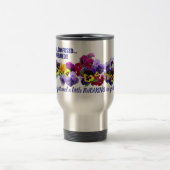 befuddled tweak pansies mug reisebecher (Mittel)