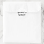 BEFUGT VON KIMCHI RUNDER AUFKLEBER (Tasche)