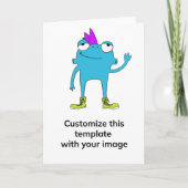 BeFunky Vertikale Grußkarte Karte (Vorderseite)