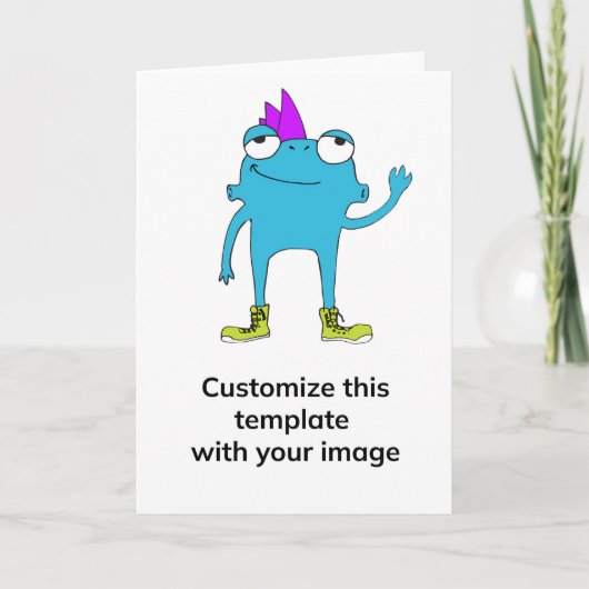 BeFunky Vertikale Grußkarte Karte (Vorderseite)