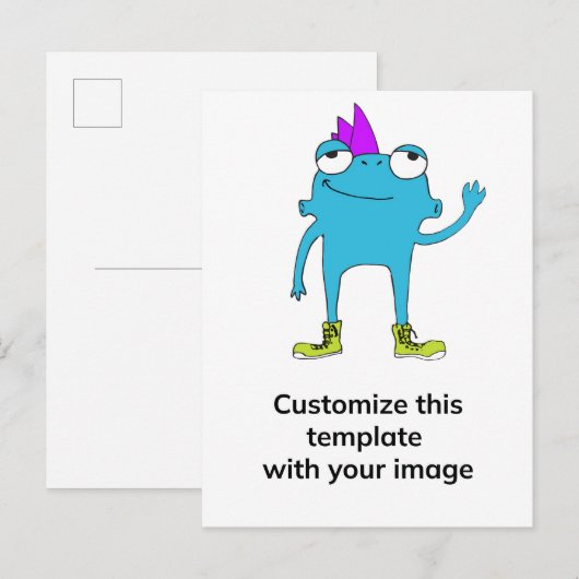 BeFunky Vertikale Postkarte (Vorne/Hinten)