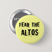 Befürchten Sie das Alt-Musik-Sänger-Geschenk Button (Vorne & Hinten)