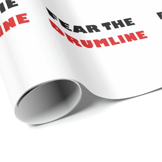 Befürchten Sie das Drumline Geschenkpapier (Rolleneckpunkt)