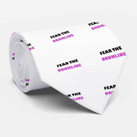 Befürchten Sie das Drumline Krawatte (Gerollt)